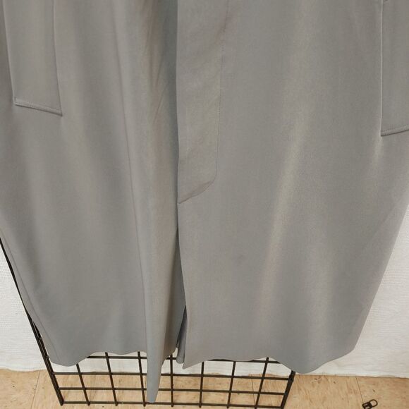 MEN'S JOHN KNIGHT 100% MICROFIBER FULL LENGTH DUSTER TOP COAT. JK-3 GREY. - Picture 10 of 11